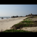 Wo keine Resorts sind, wird der Strand nicht gesäubert